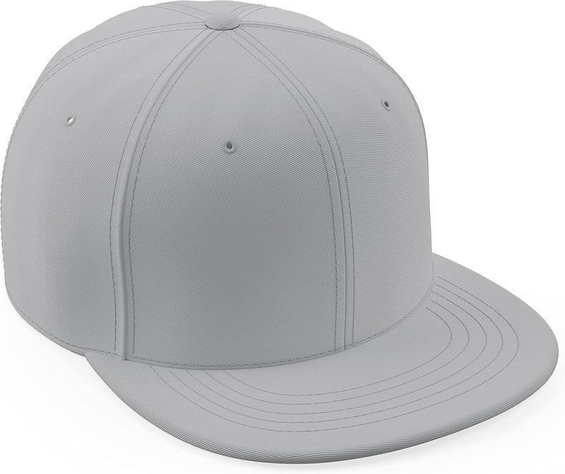 Daxton Store Classic Blank Snapback Flat Bill Visor Hat Cap One Size Adjustable Back - Image 1